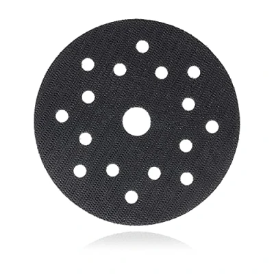 Immagine di DFS Disco autoadesivo con chiusura a contatto 125mm 17 Fori, ricambio per platorello/sostituzione la Riparazione Platorello Levigatura