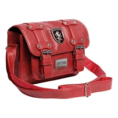 Immagine di Harry Potter Emblem Borsa a Tracolla Satchel, Borgogna, 20 x 15 cm