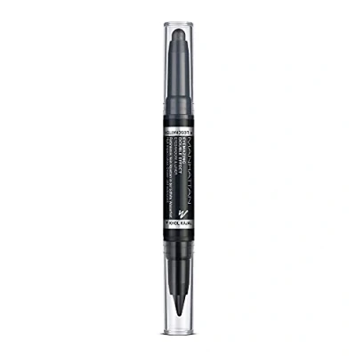 Immagine di Manhattan Cosmetics Eyemazing Double Effect Eyeshadow &amp; Liner Ombretto 001 in the black, Donna, Taglia: 1.6 g, black