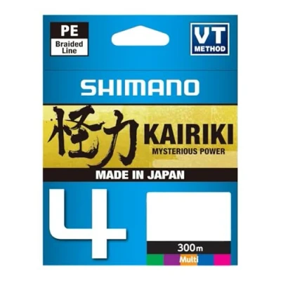 Immagine di Shimano Treccia 4 fili Kairiki Multicolor 300 m D.0,19 mm R.11,6 kg LDM64TE1819030M