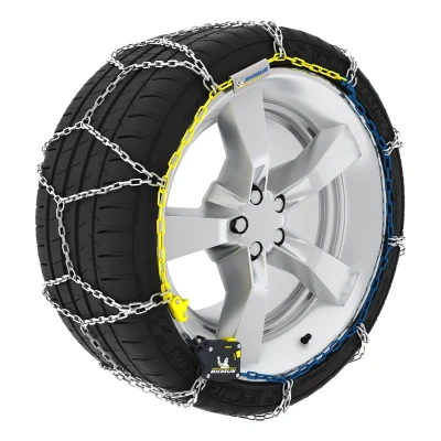 Immagine di Michelin Extrem Grip Auto 80 008448 Catene da neve con istruzioni montaggio, guanti di protezione, Borsa custodia