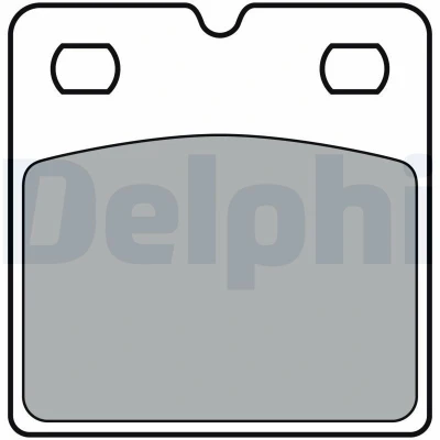 Immagine di DELPHI LP3405 Kit pastiglie freno Non predisposto per contatto segnalazione usura senza lamierino anticigolío accessori TESLA: Model S, X