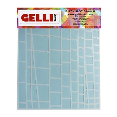 Immagine di Gelli Arts Ladder Stencil, in Materiale Sintetico, Bianco, 33 x 22.9 0.1 cm