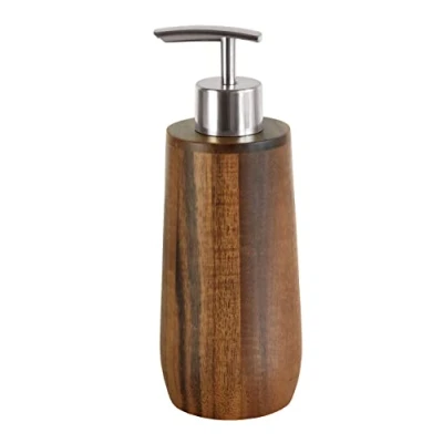 Immagine di Kleine Wolke Dispenser di sapone Acaia, accessori, colore marrone, materiale: acacia, lunghezza 7,2 x larghezza altezza 19,3 cm