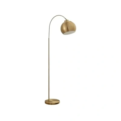 Immagine di Lampada da terra ad arco Lindby Moisia, colore ottone, metallo, 148 cm