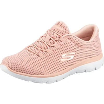 Immagine di Skechers Summits Lite, Scarpe da Ginnastica Donna, Rose Mesh White Trim, 36.5 EU