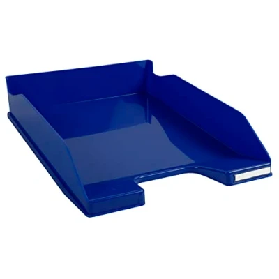 Immagine di Exacompta Rif. 113204D 1 cestino per posta COMBO MIDI Bee Blue documenti in formato A4+ dimensioni 34,6 x 25,5 6,5 cm colore blu navy