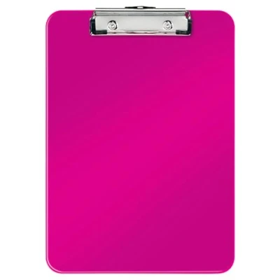 Immagine di LEITZ WOW Portablocco con clip in metallo f.to A4 Fucsia metallizzato 39710023
