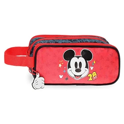 Immagine di Disney Mickey Get Moving Astuccio Tripla Multicolore 22x10x9 cm Poliestere, multicolore, triplo