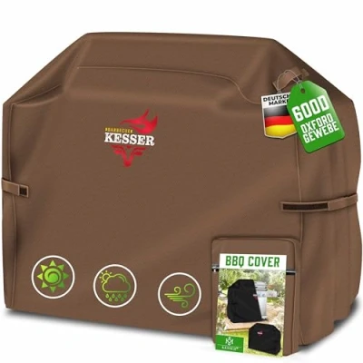 Immagine di KESSER® Copertura per griglia barbecue premium grill a gas cappa grigliata resistente alle intemperie Weber, Brinkmann, Char protettiva