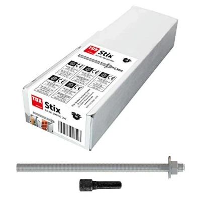 Immagine di TOX Asta filettata Stix M16x190 mm, acciaio inossidabile A4, 10 pz, 070171281