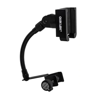 Immagine di QUIK LOK SMS/001 Supporto per Smartphone, Adatto ad Asta Microfonica, Peso 600 g, Colore Nero