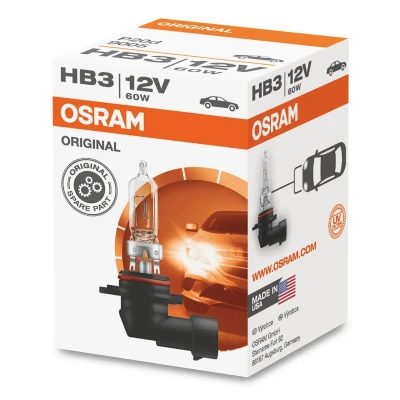 Immagine di OSRAM 9005 Lampadina, faro di profondità HB3 12V 60W 3200K Alogeno KIA: Stonic Hatchback, Sportage IV, JEEP: Compass, TOYOTA: RAV4 IV SUV