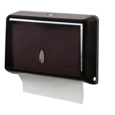 Immagine di NICEME Dispenser Carta Asciugamani，Tovaglioli Piegati A Z ed Intercalati Box，Installazione Parete,Può Contenere Fino 200 Fogli，Nero