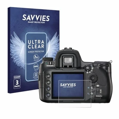 Immagine di savvies (6 Pezzi Pellicola Protettiva per Sony Alpha 900 (DSLR A900) Protezione Schermo Trasparente