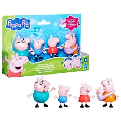 Immagine di Peppa Pig, Famiglia da Cinque di Peppa, Set Action Figure, Colore, G05065L0