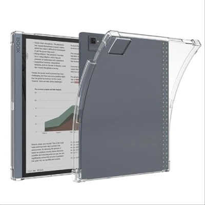 Immagine di GIOPUEY Cover per Boox Tab10C Pro/Tab Ultra 10.3, Scocca posteriore in TPU morbido, Copertura sottile, Protezione Airbag, Custodia Compatibile con 10.3 trasparente