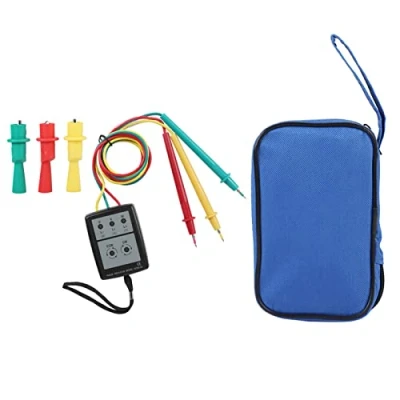 Immagine di tester di rotazione + SP8030 Indicatore fase digitale LED Buzzer Sequence Meter 200 V 480V AC