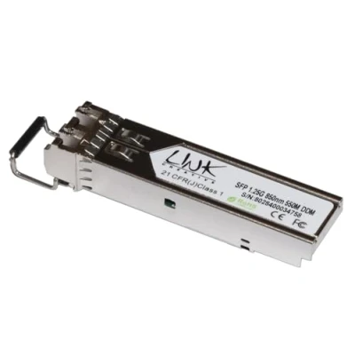 Immagine di LINK MODULO MINIGBIC Industriale (SFP) MULTIMODE LC Duplex 1000Base SX, 850nm 1,25 GBPS 550 MT con DDM