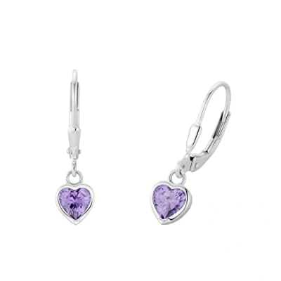 Immagine di Prinzessin Lillifee Herzen Orecchini per bambini, Taglia: One Size, Lila