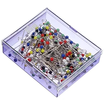 Immagine di Prym Spilli Con Testa Di Vetro, 30 mm Lunghezza x 0,60 Spessore, Argento