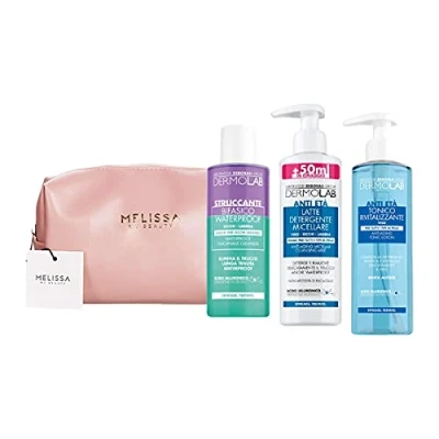 Immagine di Dermolab Tonico Viso Antietà Rivitalizzante per Tutti i Tipi di Pelle, con Pool Acido Ialuronico, Effetto Antiage e Tonificante, Deterge Leviga le Rughe, Dermatologicamente Testato, 200 ml