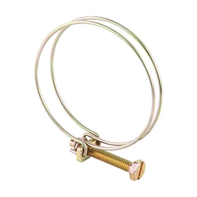 Immagine di Fascette Stringitubo 10 pezzi Filo Doppio Regolabile Flessibile per Acqua Morsetto Tubi (64mm(59 64）)