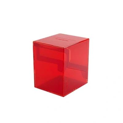 Immagine di Gamegenic Bastion 100+ XL Deck Box Compatto, sicuro e perfettamente organizzato per le tue carte collezionabili! Protegge in modo oltre 100 a doppia manica, colore rosso, realizzato
