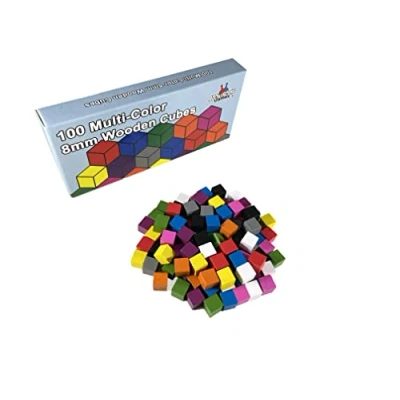 Immagine di Apostrophe Games Multi colore gioco da tavolo pezzi (100 cubi di legno)