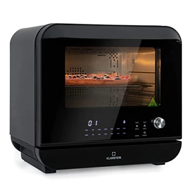 Immagine di Klarstein Friggitrice ad Aria, Air Fryer 2450W, Aria Calda, Forno Facile da Pulire, Elettrica 10 Programmi, Timer e Controllo Temperatura, 18 Litri