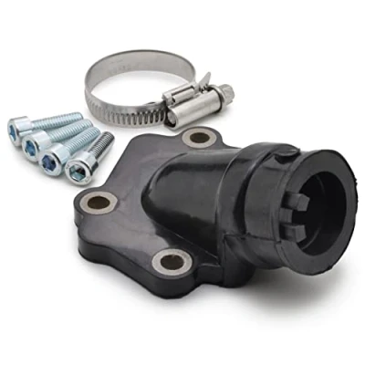 Immagine di Easyboost Tubo Collettore di Aspirazione 12 a 21mm Tipo originale per MBK Nitro Aerox Mach G Jog R Ovetto Neo&#039;s Motore Minarelli Orizzontale Carburatore 14 16 17.5 19