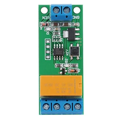 Immagine di Modulo di polarità inversa componenti elettronici moduli motore CC 5/6/9 / 12V Relè ritardo DPDT regolabile in tempo Corrente azionamento 2A