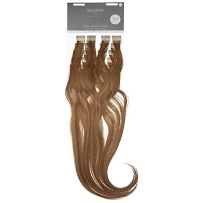 Immagine di Balmain Easy Length Extension per capelli umani, 20 pezzi, lunghezza 55 cm, 8A.9A, biondo cenere chiaro, 82 g