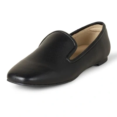 Immagine di Amazon Essentials Mocassino Soft Minimal Donna, Nero Finta Pelle, 39 EU