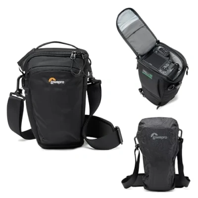 Immagine di Lowepro ProTactic TLZ 70 Slim AW III Toploader Camera Bag, Case for DSLR, Mirrorless, Vol. 4L Dim: 31x10.5x14cm Cameras w/Lens attached, Modular Shoulder Photographer/Videographer