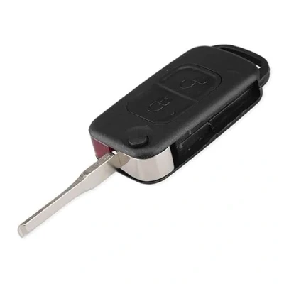 Immagine di topbest Cover Chiave Guscio Mercedes Classe A B C E CL W168 W169 W202 W208 W210 Telecomando 2 Tasti scocca