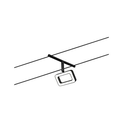 Immagine di Paulmann WS DC Frame Lampada per sistema su cavo LED (monocolore) Nero (opaco), Cromo
