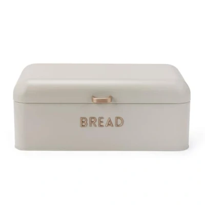 Immagine di Salter BW13730OEU7 contenitore per il pane con ciottoli, finitura verniciata a polvere, grande pane, pasticcini e bagel, in acciaio resistente, facile da pulire, scritta rilievo