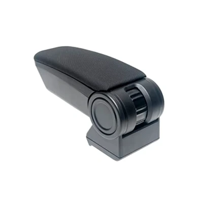 Immagine di Rati Armster3 bracciolo centrale con rivestimento in tessuto, compatibile OPEL CORSA E 2014 2019 vano portaoggetti I su misura per consolle