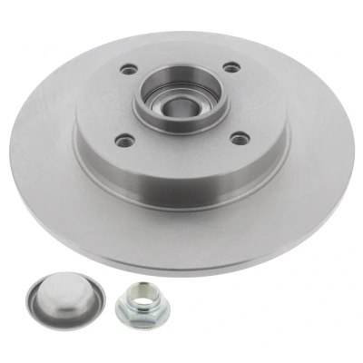 Immagine di MAPCO 15329 Disco freno Assale posteriore 249 9 4 pieno con kit cuscinetto ruota, anello sensore ABS PEUGEOT: 307 Hatchback, CC, 207 SW