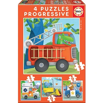Immagine di Educa Set di Puzzle per Bambini, Multicolore, 17144