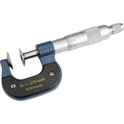 Immagine di Dasqua 4111 8102 Micrometro a disco con scala di controllo 0 25 mm DIN 863