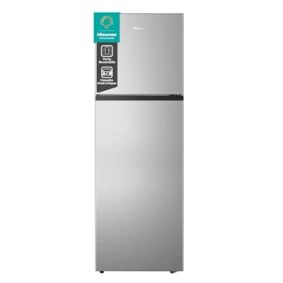 Immagine di Hisense RT327N4ACE Frigorifero Doppia Porta a libera installazione Total No Frost, sistema di ventilazione Multi Air Flow, Larghezza 55 cm, Colore Inox, Capacità netta 249 L
