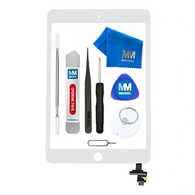 Immagine di MMOBIEL Digitizer compatibile con iPad Mini 1/2 (Bianco) 7.9 Pollici 2012/13 Touchscreen Front Display Incl IC Chip and Tool kit