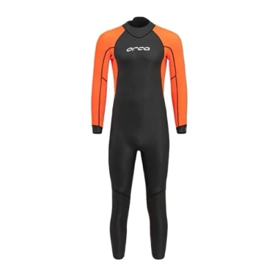 Immagine di 2023 Orca Mens Vitalis Hi Vis Open Water Wetsuit NN27 Black Size 6
