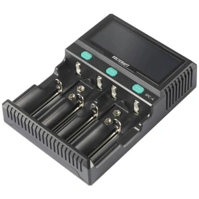 Immagine di VOLTCRAFT IPC 4 Caricabatterie universale LiIon, LiFePO, NiMH, NiCd, LiFePO4 A, Stilo (AA), Ministilo (AAA), Mini (AAAA), 1/2 Torcia (C), Sub C, (D),