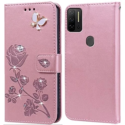 Immagine di PKQTOP Cover per Ulefone Note 11P Custodia,Carta Fessura, Supporto Stand,Silicone TPU,Flip Protettiva Case 11P(6.55&quot;)