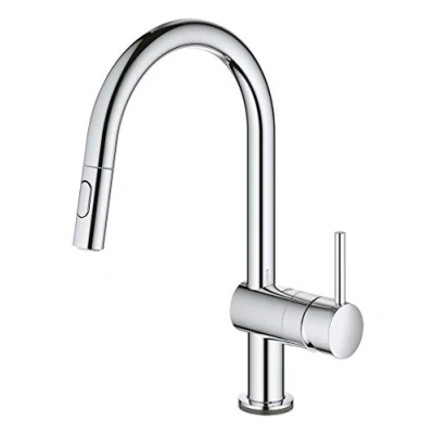 Immagine di Grohe 31358002 Minta Touch Miscelatore Monocomando Elettronico, Bocca C, Elektronische Batterie, Cromo