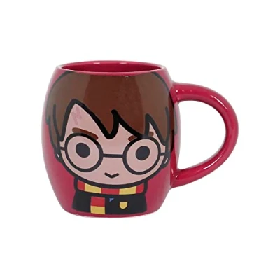 Immagine di Harry Potter Chibi Tazza Ovale, Marrone, 14 x 10.5 cm