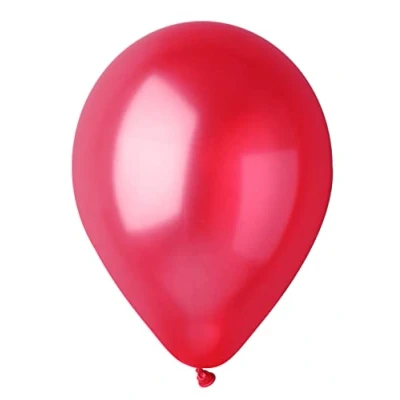 Immagine di Busta 100 palloncini perlati in lattice naturale Premium Quality G120 (Ø 33cm / 13&quot;), rosso perlato